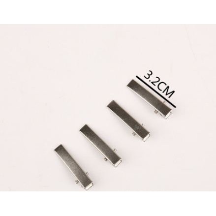 50 cái sườn kẹp mái các kiểu đủ size 3.2-4.1-4.5-5.5-6.5-7.5cm (màu bạc)