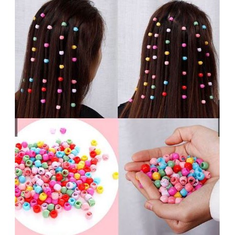 (Z21) - 10 kẹp tóc tròn mini đủ màu