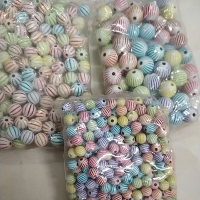 10gamHạt nhựa hình quả trám 8/10/14mm