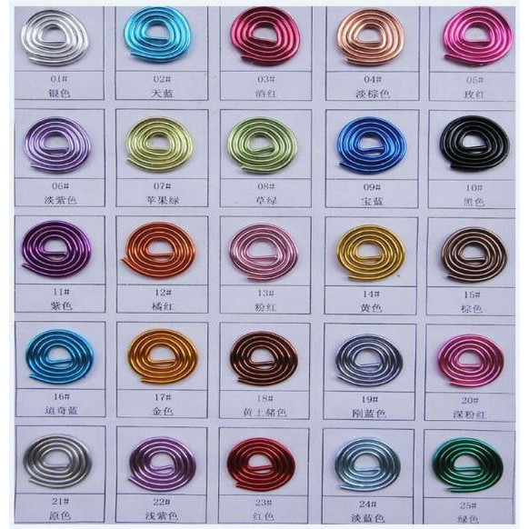 0.5kg Dây nhôm 1mm uốn bon sai, trang sức