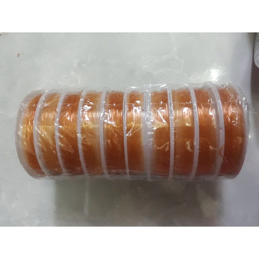 1 LỐC 10 CUỘN DÂY CƯỚC THUN ĐỦ MÀU ĐỂ CHỌN