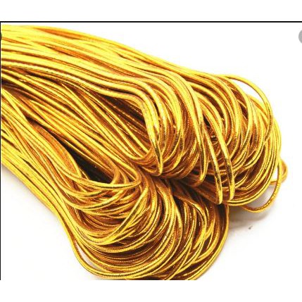 bó lớn 150met Dây thun kim tuyến co giản size 1.2mm -1,5mm
