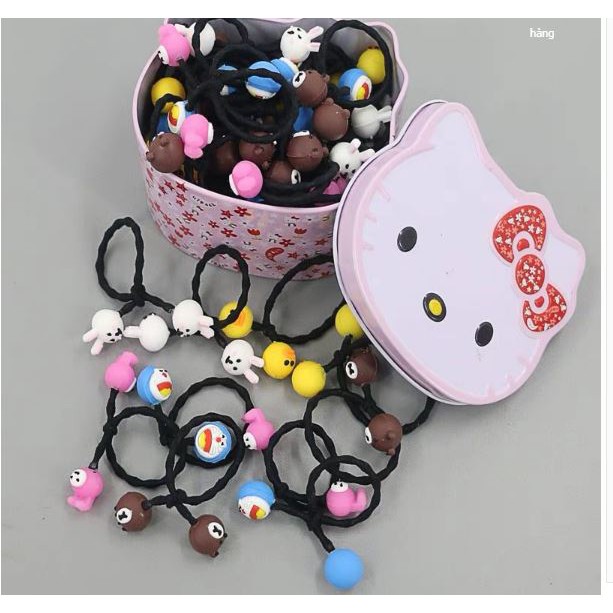 gói 25/50/100 gam hỗn hợp hạt nhựa dẻo có lỗ làm cột tóc