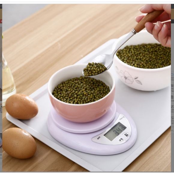 Cân tiểu ly điện tử  định lượng1g - 5kg/ 10kg dùng cho nhà bếp , cân làm bánh độ chính xác cao p191-47