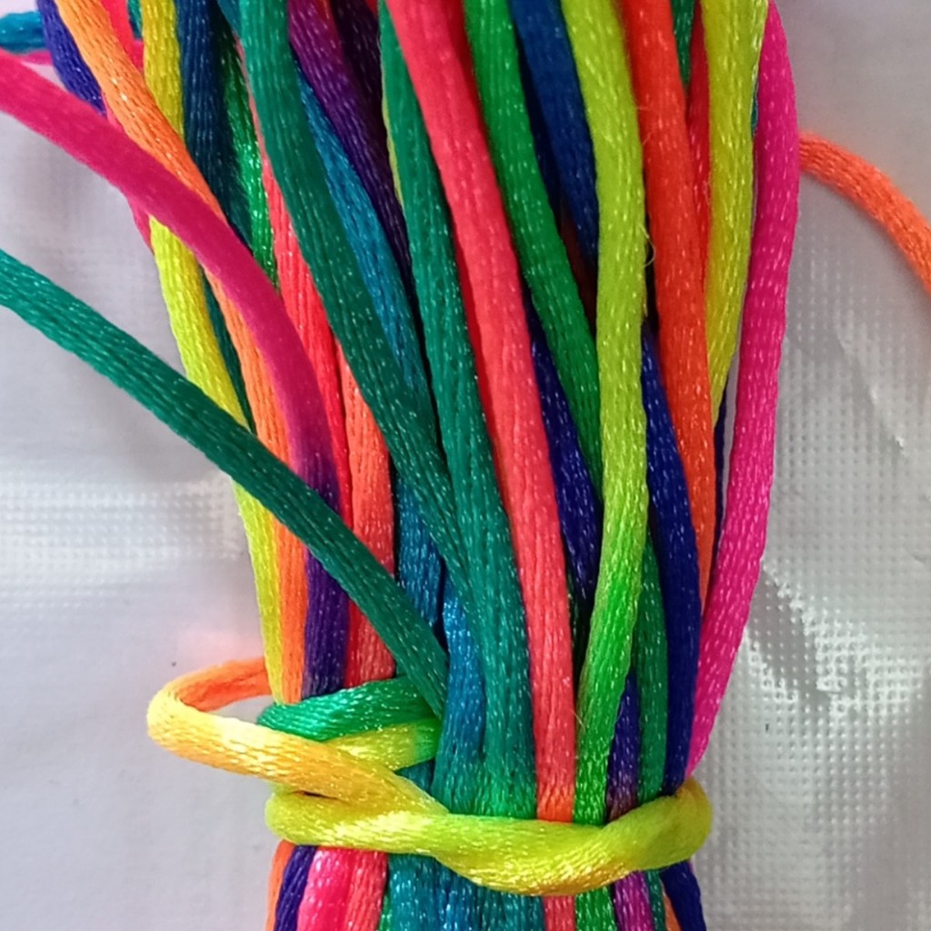 bó 5/10met Dây tim ngũ sắc đan vòng size 1.5-2.5mm
