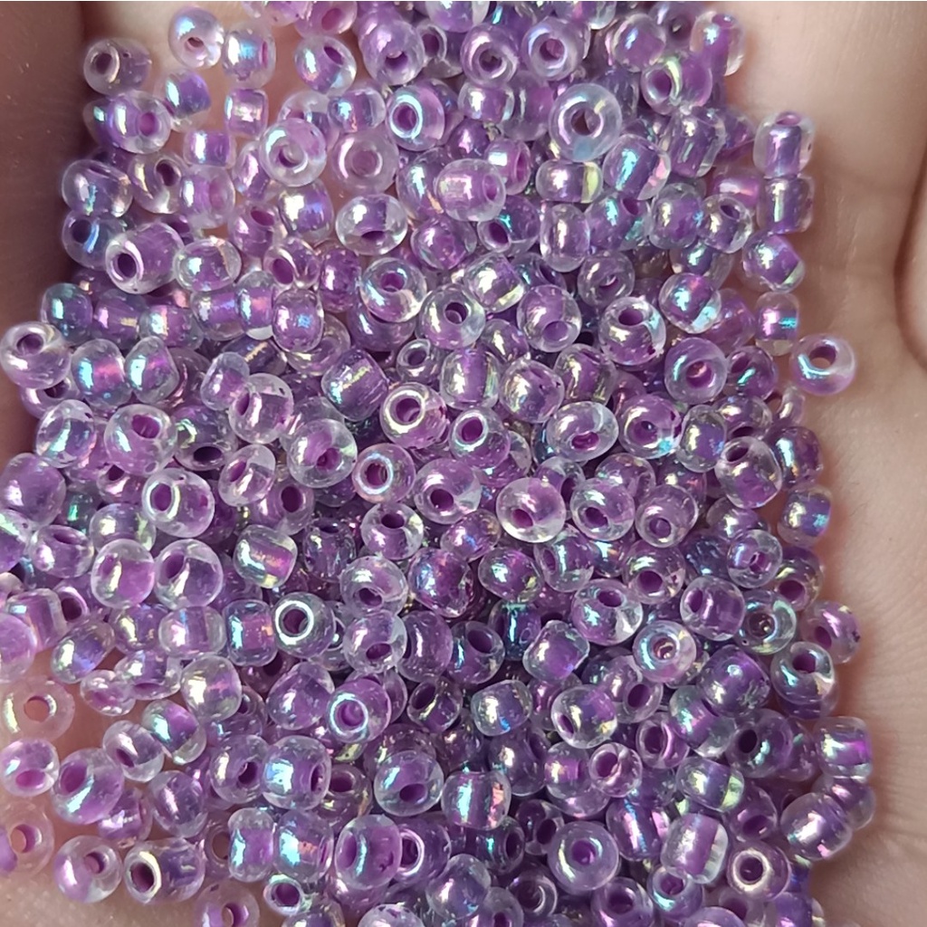 10gam Hạt cườm size trung 3mm đủ màu để chọ dùng trang trí trang sức, quần áo, túi xách, dây đeo khẩu trang
