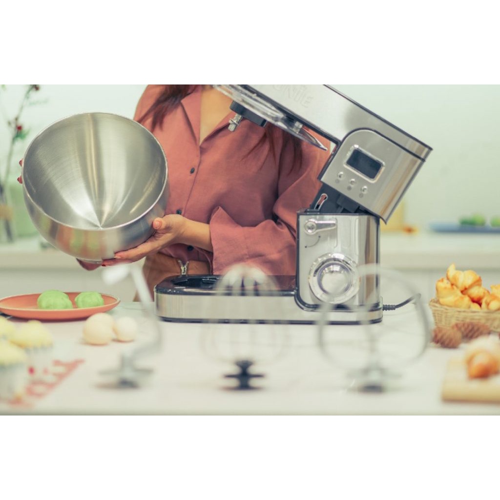 (quà tặng kèm) Máy nhồi, trộn bột đánh trứng đa năng UNIE EM5 (Bản nâng cấp)