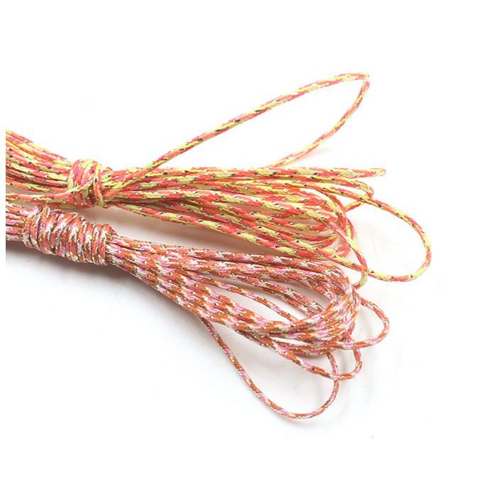 cuộn dây ngũ sắc may mắn Đài Loan sợi 0.8mm Đỏ/ vàng