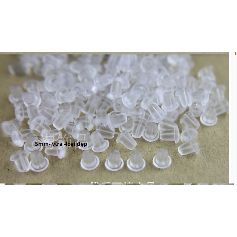 100 -200 CHỐT ĐUÔI HOA TAI - BỊT SAU KHUYÊN XỎ / CHỐT CHUÔI HOA TAI đủ kiểu