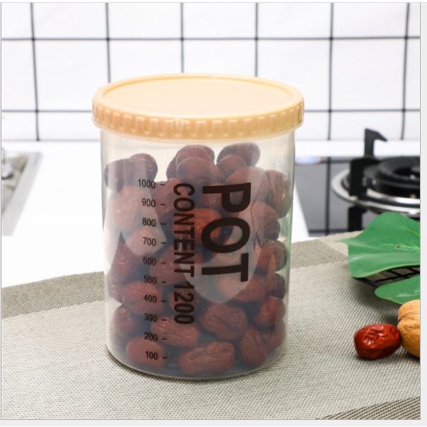 600ml, 800ml,1000ml ,1500ml Hộp, Hũ Nhựa, Hủ nhựa , lọ nhựa đựng gia vị, thực phẩm có in dung tích trên hộp hộp