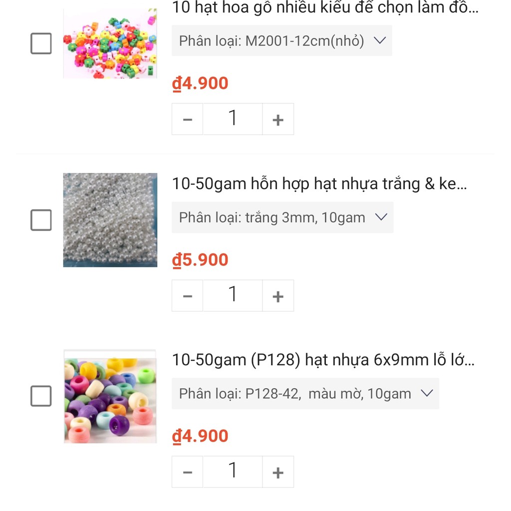 combo nguyên liệu làm vòng zalo Rooma