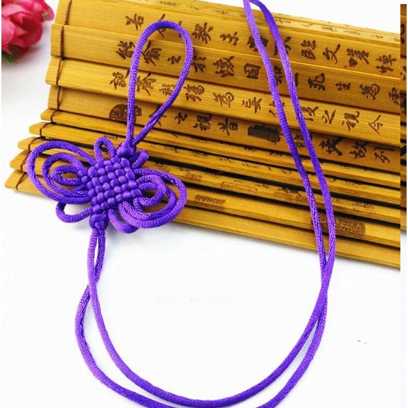 (P131A-1) Dây thắt nơ treo phụ kiện , dây treo tua rua, dây đồng tâm kết