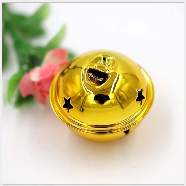 chuông lục lạc to 40mm màu đỏ bóng