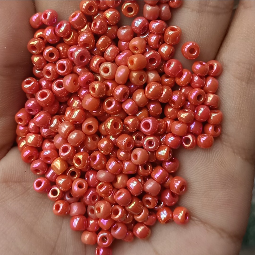 10gam Hạt cườm size ĐẠI 3.6mm đủ màu để chọ dùng trang trí trang sức, quần áo, túi xách, dây đeo khẩu trang