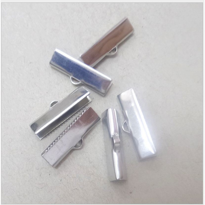 50 kẹp đầu dây răng trơn inox không rỉ đủ size 8-10-13-15-20mm