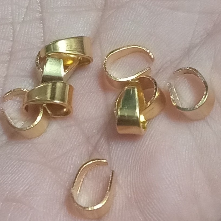 10 kẹp móc treo mặt dây chuyền nhiều màu nhiều size để chọn