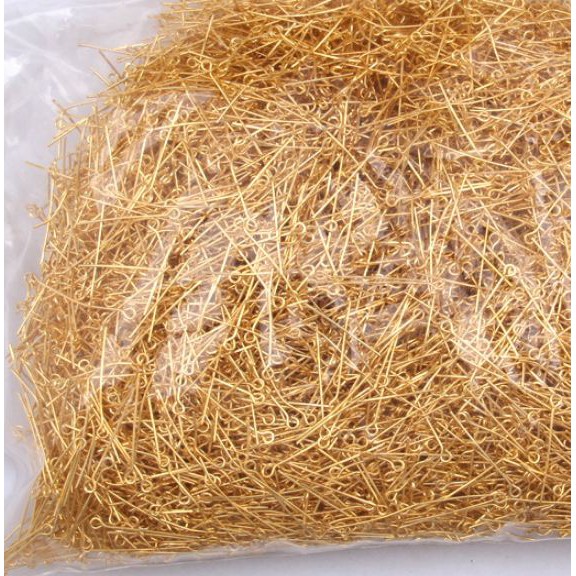 10gam kim xỏ , kim bi làm trang sức size 30- 35mm, kim đính cườm. kim xỏ hạt đá, hạt châu