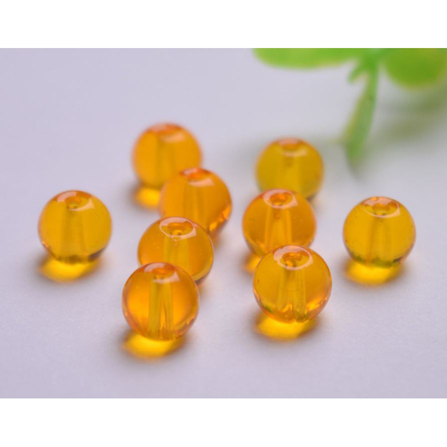 1kg hạt đá nhân tạo màu vàng tươi size 8-10mm