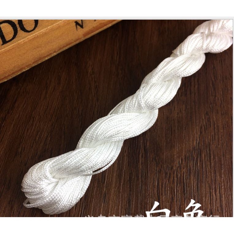 Bó lớn như hình 20-30met dây dù size 0.5-0.8- 1-1.5mm đan vòng đủ màu, dây đan vòng tay, dây thắt vòng,vòng cổ