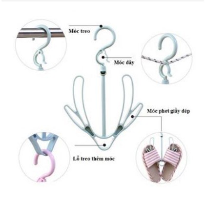 MÓC TREO ĐỒ ,PHƠI GIÀY -DÉP, CÀ VẠT ,TẤT XOAY 360 ĐỘ VỚI CÁC KHE VẮT ĐỒ TIỆN ÍCH
