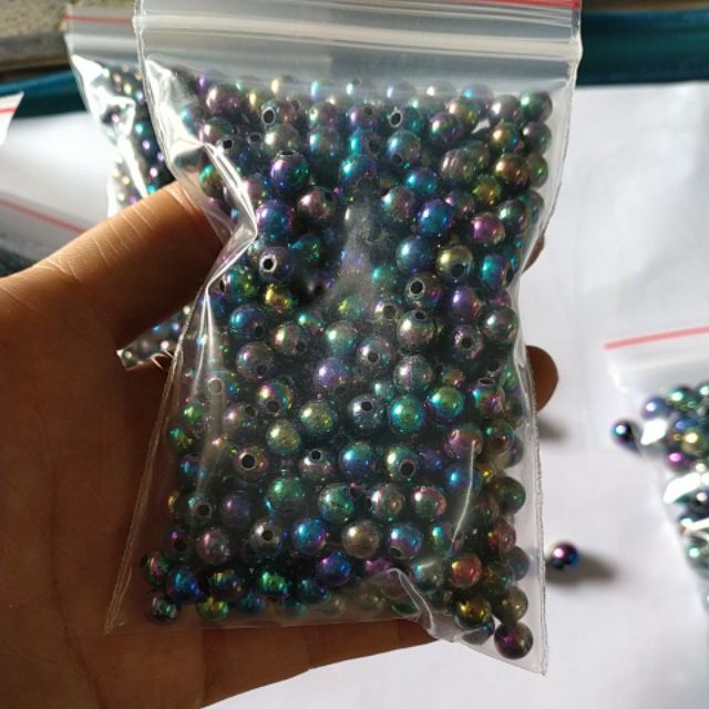 50gam Hạt bẹt ánh cừ 3/4/6/8/10mm