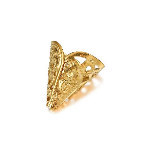 10 cái Charm Hoa hình nón 16X16mm ốp hạt làm Bông Tai ,Vòng Cổ, Trang Sức