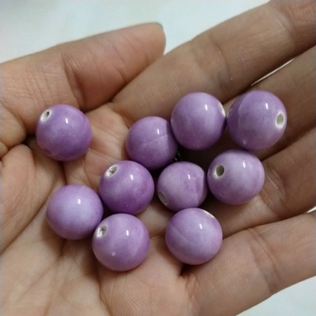 10viên gốm sứ tím 12mm