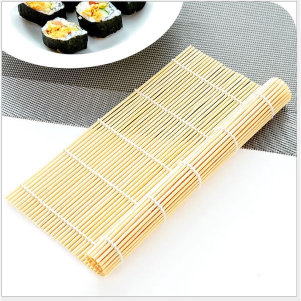 Mành tre cuộn cơm kimbab hàn quốc,  sushi  Nhật Bản (p191-113)