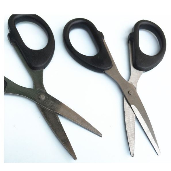 Kéo văn phòng, cắt giấy làm thủ công thép không rỉ 12/14/16cm S002-S003-S004