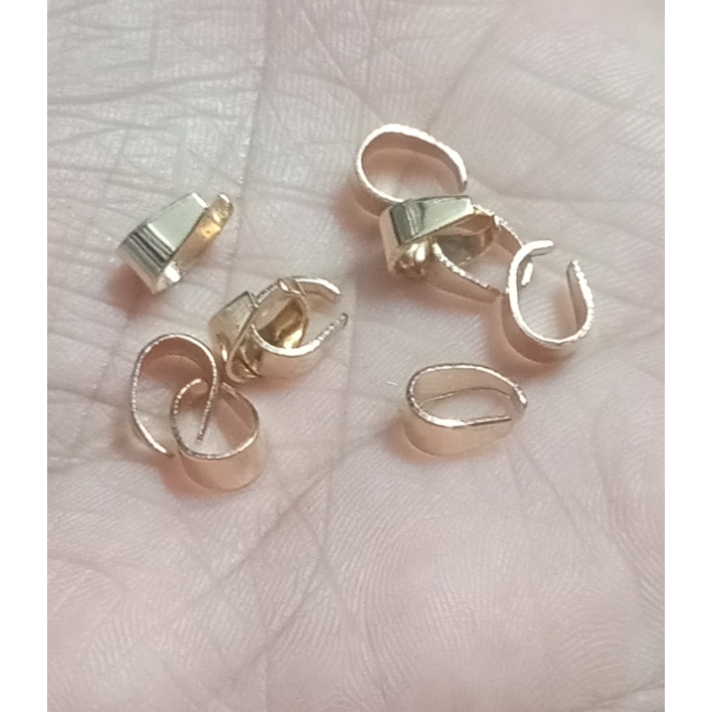 10 kẹp móc treo mặt dây chuyền nhiều màu nhiều size để chọn