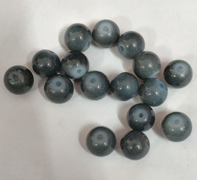 Gói 50-100 gam hạt đá thủy tinh xám 10mm