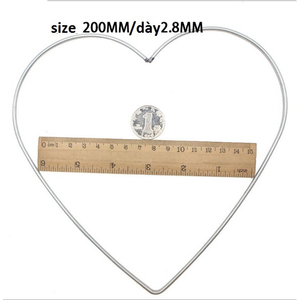 Vòng tròn, trái tim, ngôi sao từ 11-20cm làm dreamcatcher đủ loại (size vừa)