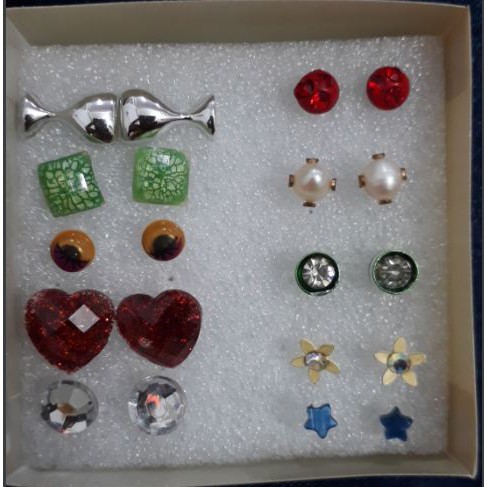 SET 10 ĐÔI HOA TAI SÁT, HOA TAI NỤ