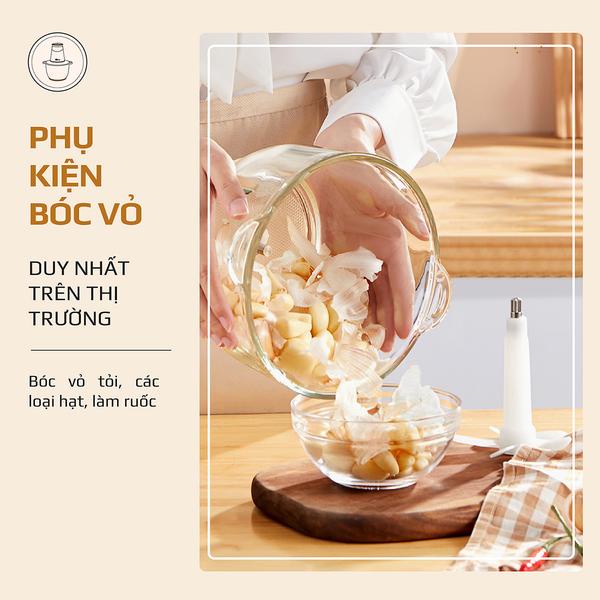 Máy Xay Thực Phẩm Đa Năng OLIVO FC21 - Dung Tích 2.1L - Công Suất 500W - Thương Hiệu Mỹ