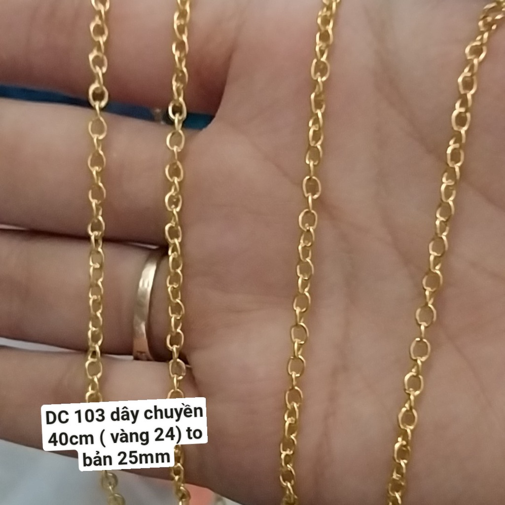 1 sợi dây chuyền xích dài 40cm, 45, 54cm- mã DC103