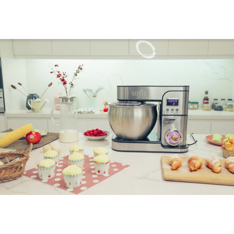 (quà tặng kèm) Máy nhồi, trộn bột đánh trứng đa năng UNIE EM5 (Bản nâng cấp)