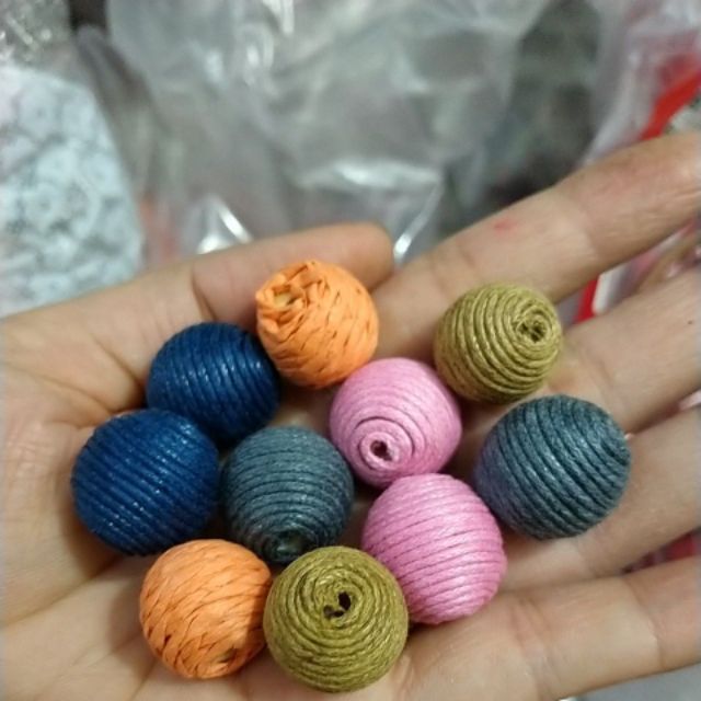 5 Hạt nhựa quấn dây cói 16-18mm
