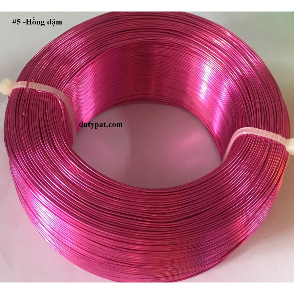 5met Dây nhôm nhiều màu làm handmade 0.8-1mm