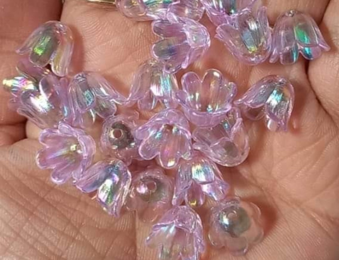 100gam cánh hoa ưu linh, hoa lưu ly màu ánh cừ