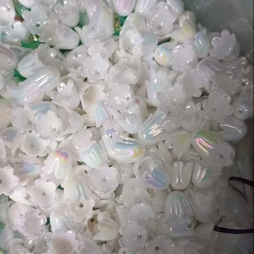 100gam cánh hoa ưu linh, hoa lưu ly màu ánh cừ