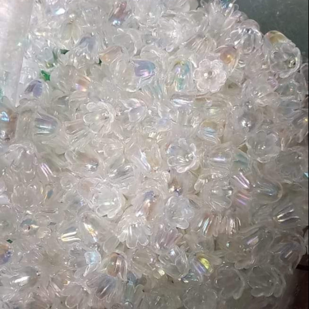 100gam cánh hoa ưu linh, hoa lưu ly màu ánh cừ
