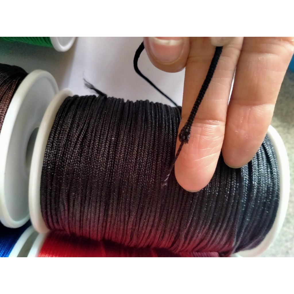 3-10m Dây dù paracord size 1.5mm có lõi sợi tròn (mẫu xịn) đan vòng tay nhiều màu, dây thắt vòng tay, vòng cổ