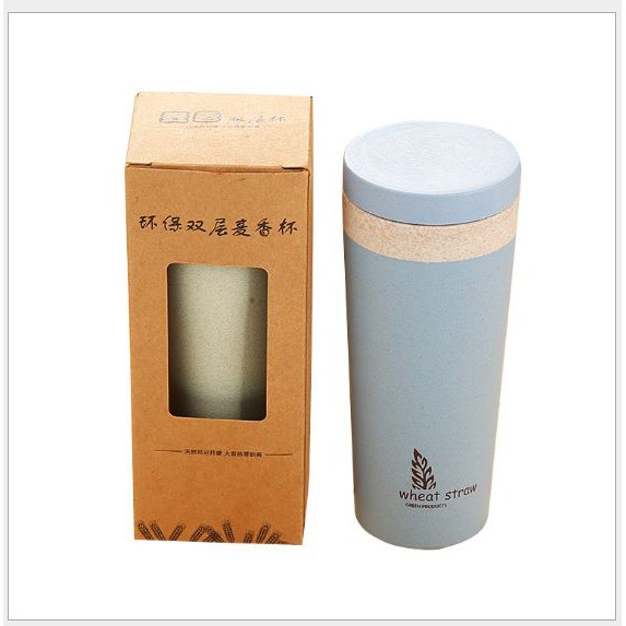 Bình nước lúa mì 300ml có dây xách