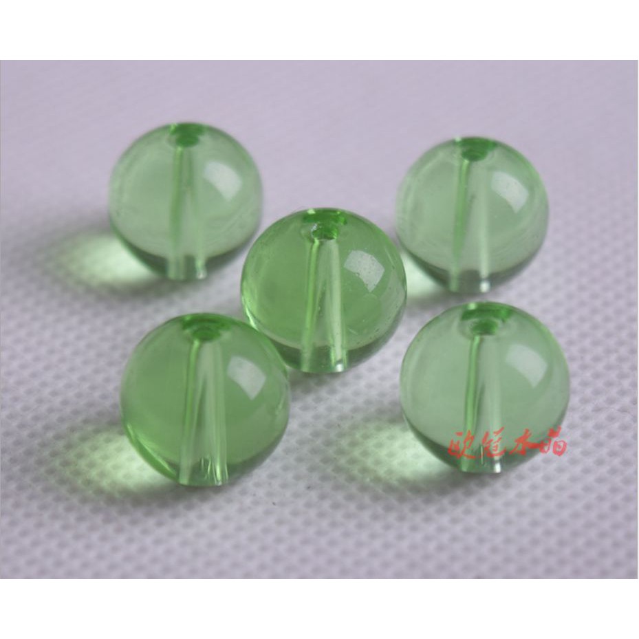 0.5kg hạt đá xanh lá nhạt size 4-6-8-10-12mm