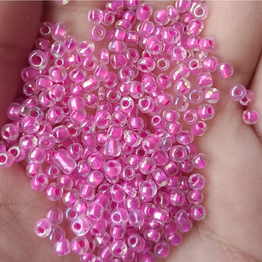 gói 450gam hạt cườm trung 3mm nhiều màu