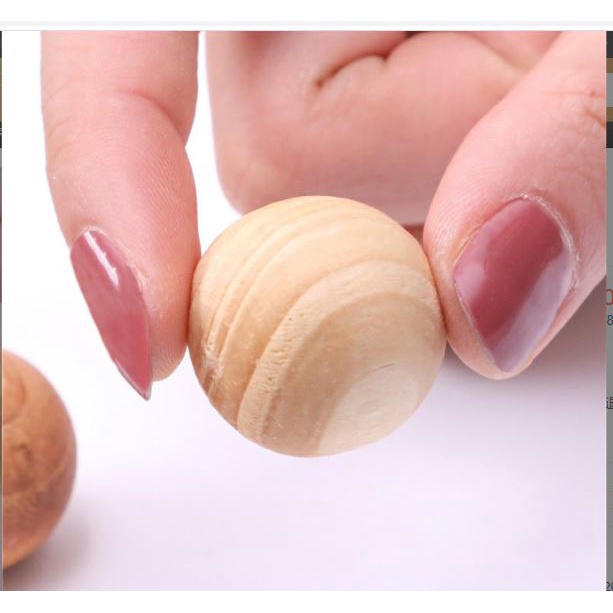 1-5 Viên gỗ long não tròn khử mùi hôi đuổi côn trùng hiệu quả