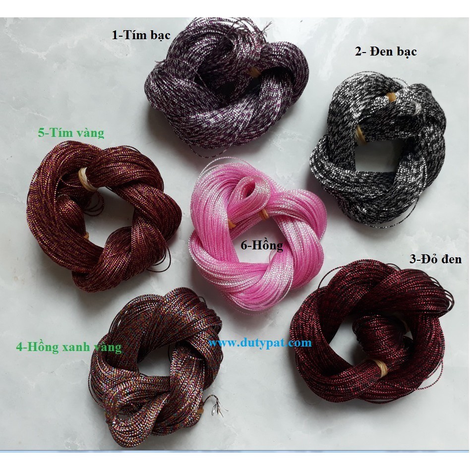 Dây Kim Tuyến Sợi Nhỏ 0.8-1mm (bó 90met) trang trí