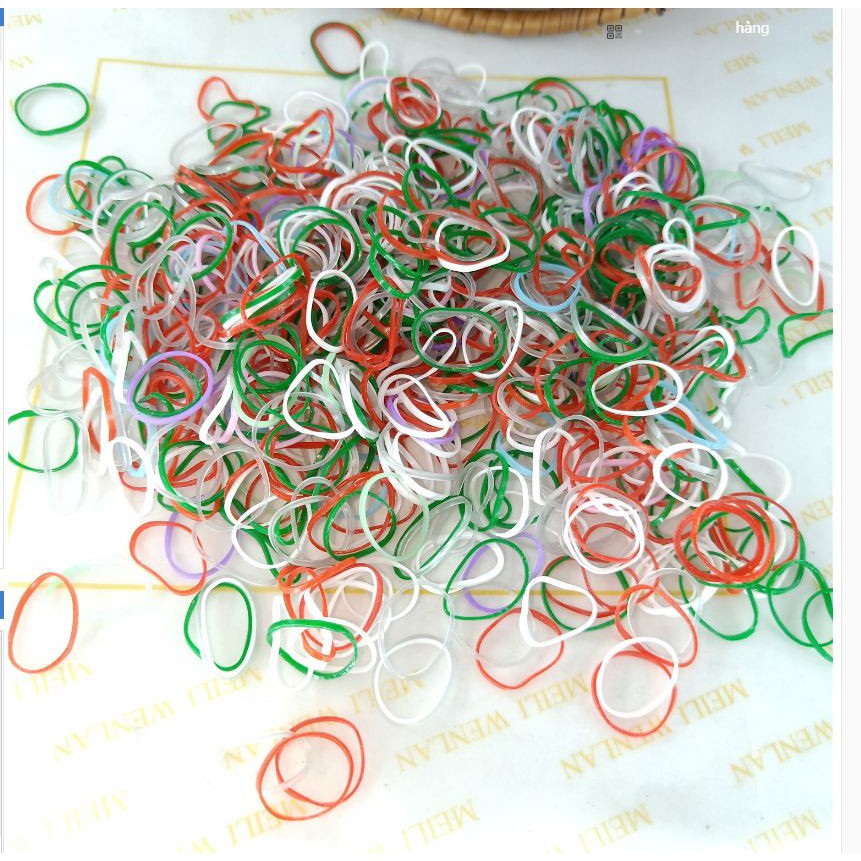 gói 25gam thun cột tóc cho bé