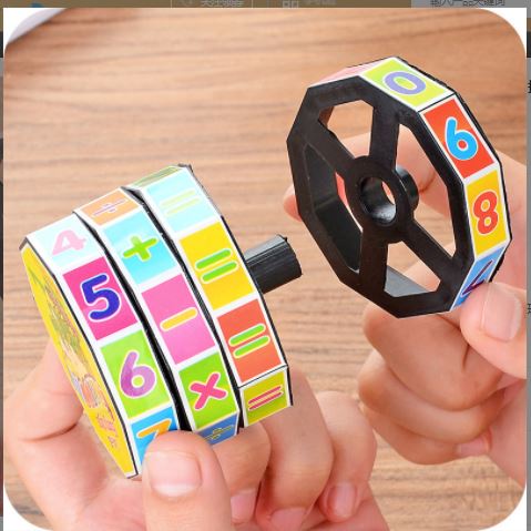 rubic toán học đồ chơi cho bé làm quen với số và các phép tính cơ bản.Vừa học vừa hơi bé nào cũng mê P191-129