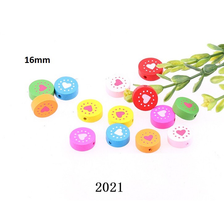 10 viên gỗ tròn in làm đồ chơi, trang trí diy-mã 2022-2024